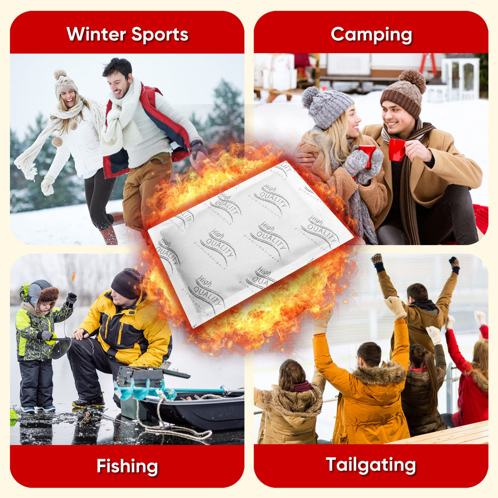 VOLCANO XL hand warmers individually wrapped for convenient everyday warmth.