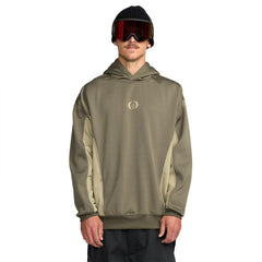 Volcom Vital Fleece Riding Hoodie front view for on-mountain warmth.