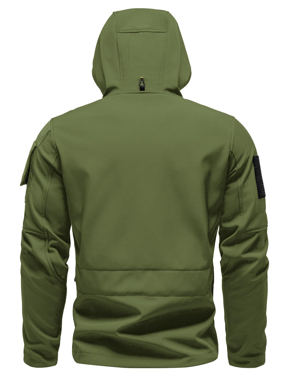 VoLIta jacket pocket layout featuring chest, shoulder, and forearm pockets