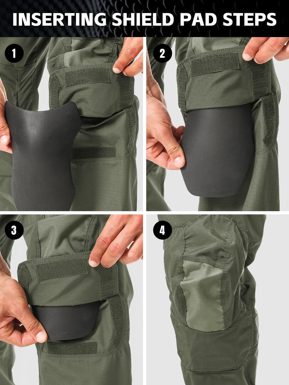 VoLIta straight-cut pants provide mobility from job sites to streets