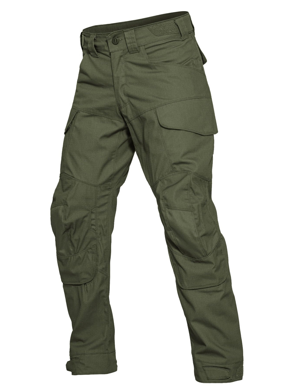 VoLIta tactical pants tear-resistant ripstop fabric on a rugged trail for durability