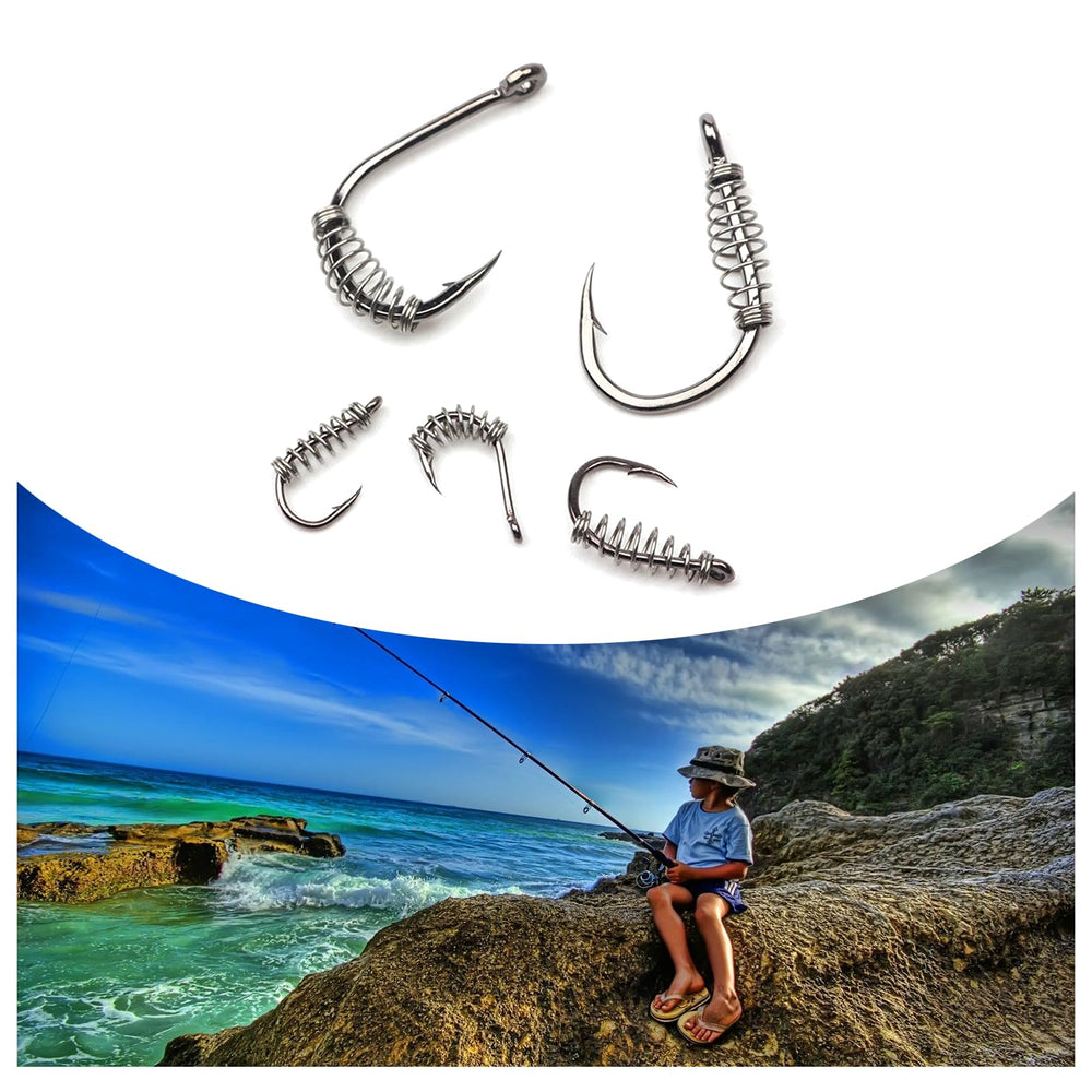 VONNST twist-locked hook assembly demonstrates secure bait pull capability.