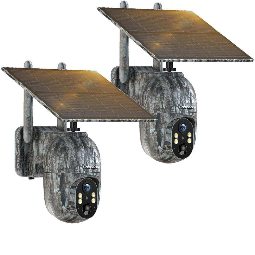 VOOPEAK front view 4G LTE trail camera highlighting compact rugged design for field scouting