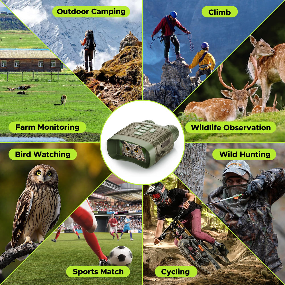 VOOPEAK 32GB card stores high-quality footage and photos.