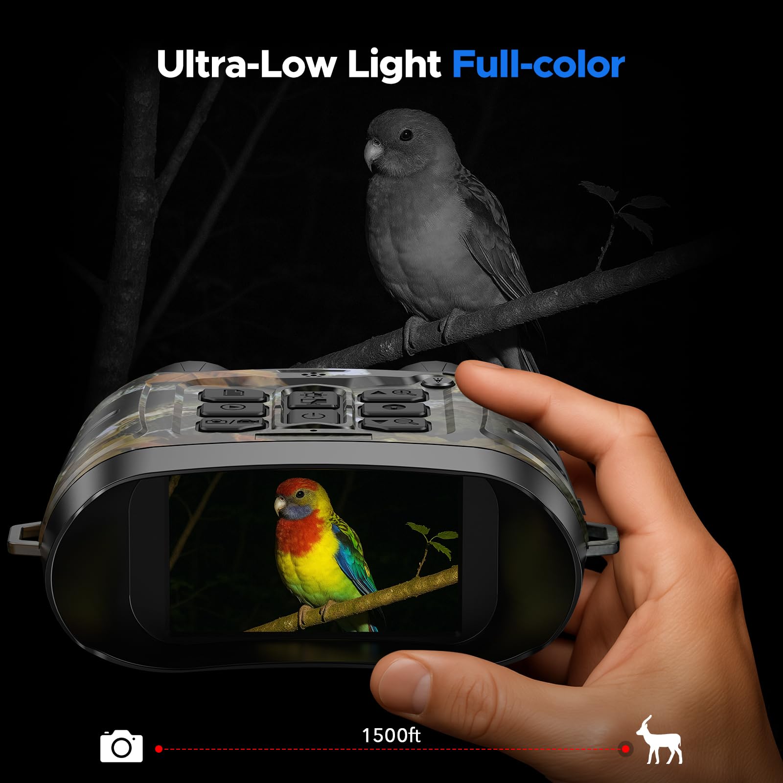VOOPEAK gear delivers daylight and low-light clarity for wildlife observation.