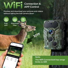 VOOPEAK 32MP night-vision captures clear wildlife photos