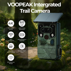 VOOPEAK trail camera in starlight night vision delivers colorful low-light footage.