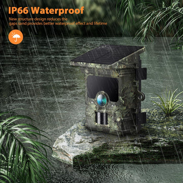 VOOPEAK WiFi Trail Camera IP66 durability withstands harsh weather