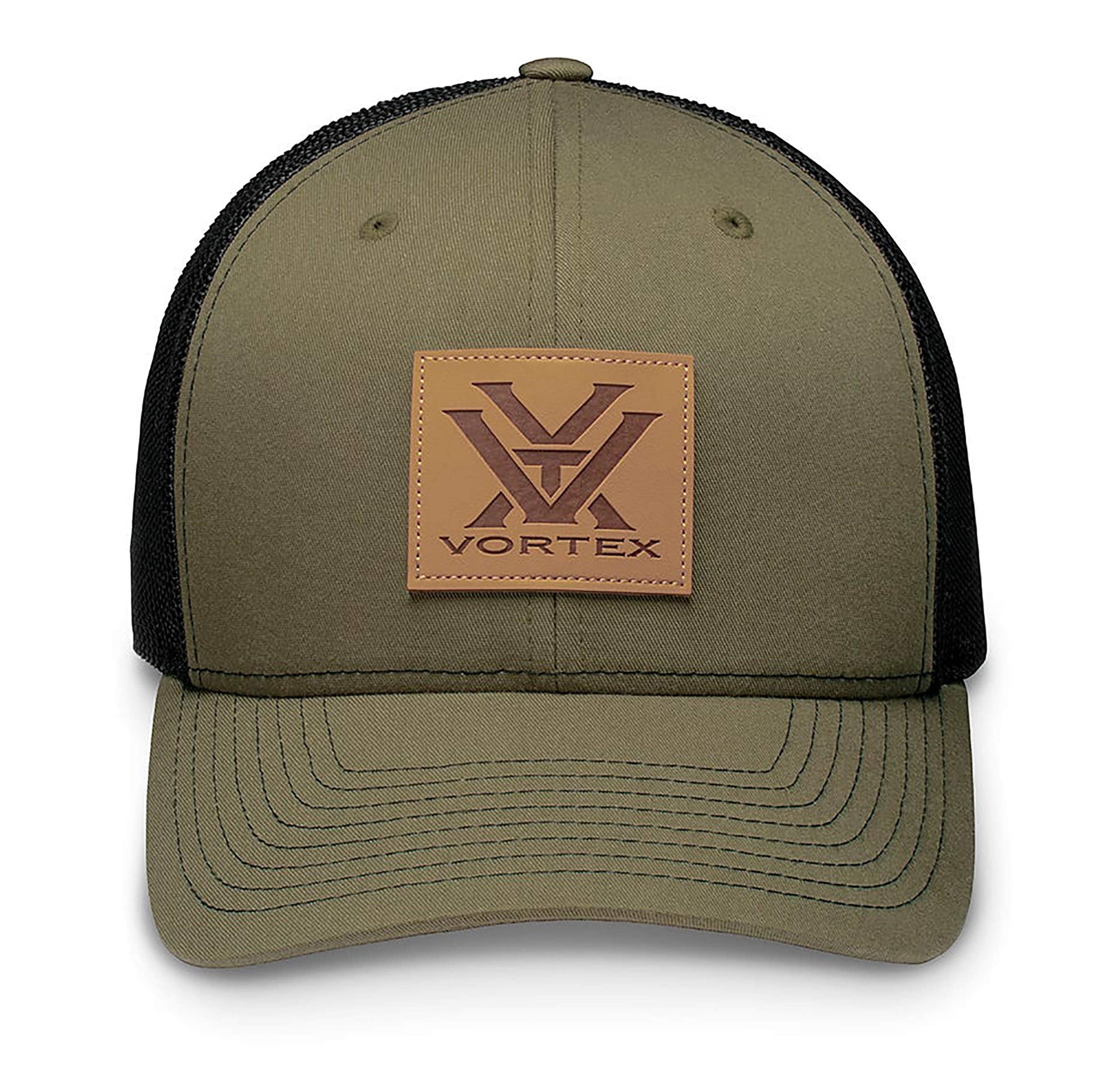 Vortex Barneveld 608 Snapback Cap Green front panel shows structured fit for all-day comfort.