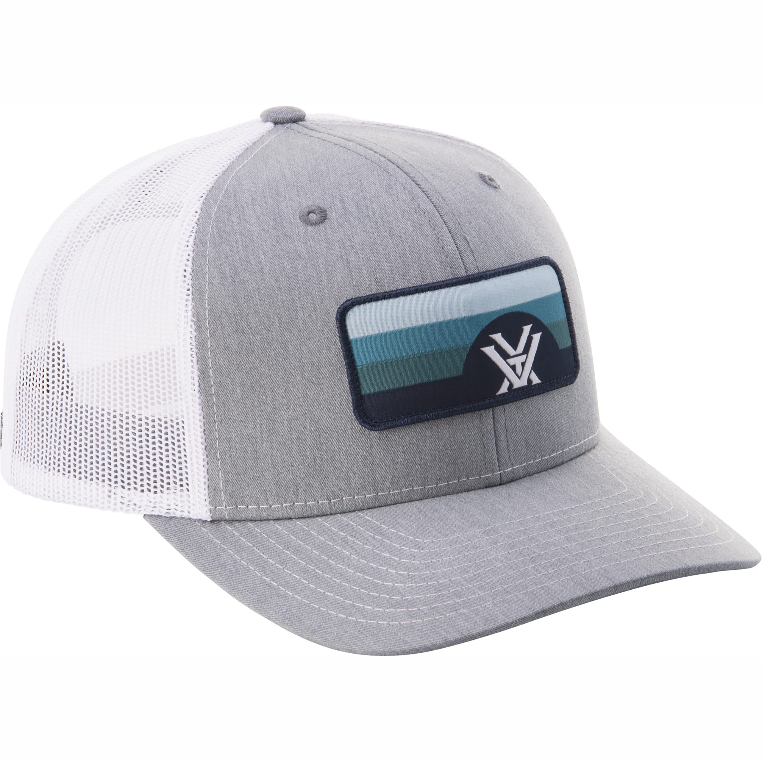 Vortex Boundary Horizon cap grey heather back view showing adjustable snapback for secure fit.