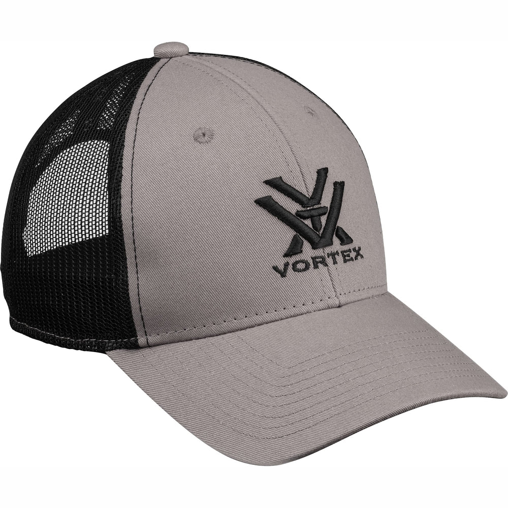 Vortex Core Logo Cap stone, side view, lightweight feel for travel and daily wear.