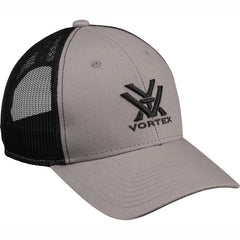 Vortex Core Logo Cap stone, side view, lightweight feel for travel and daily wear.