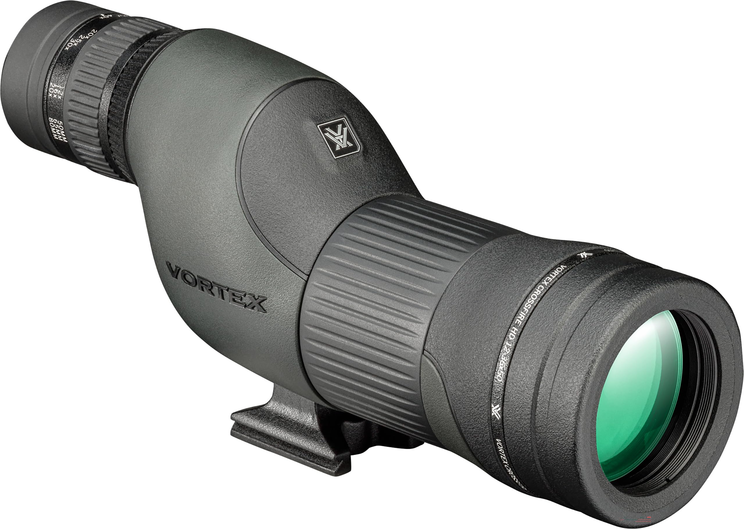 Vortex Crossfire HD 12-36x50 straight front view for sharp distant viewing