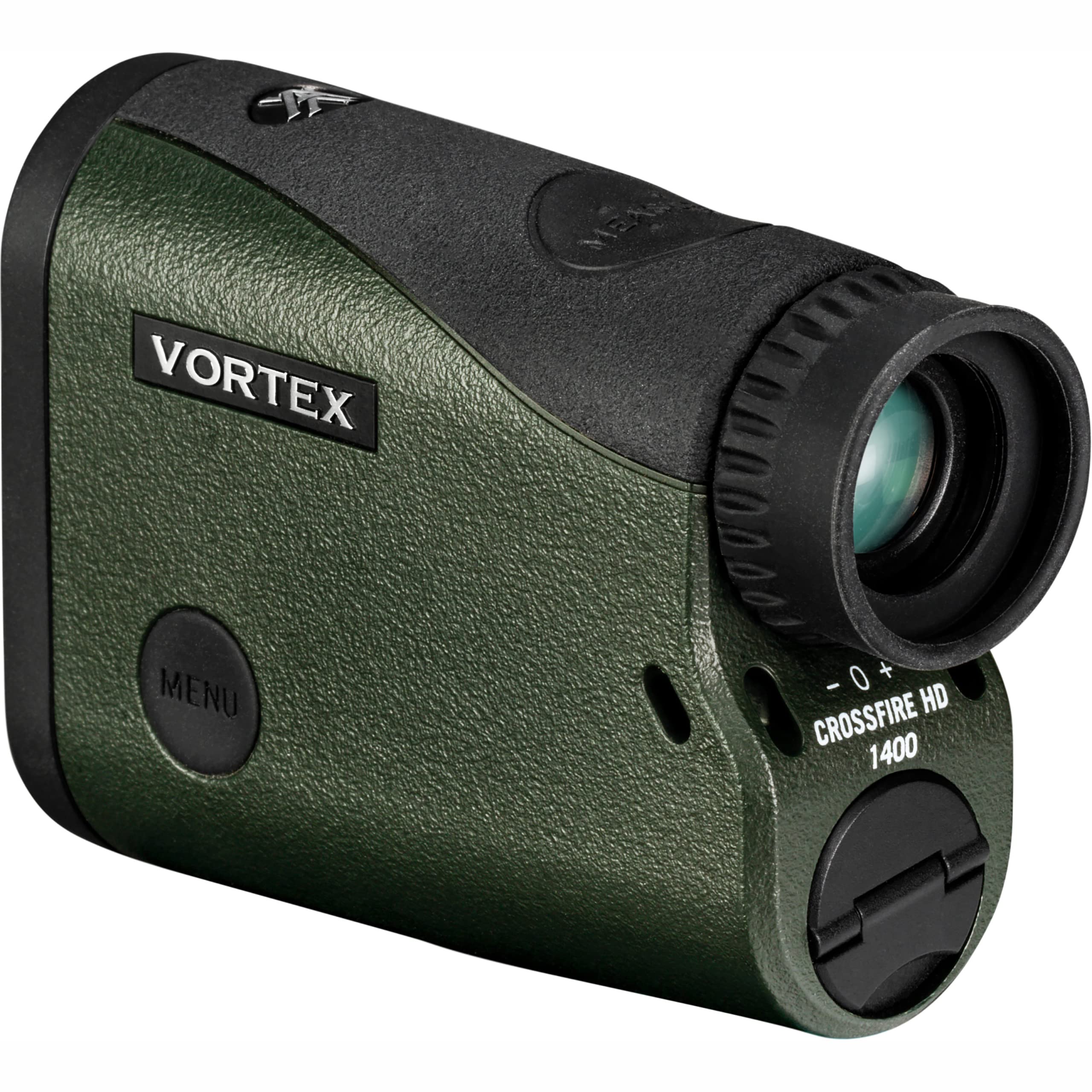 Vortex Crossfire HD 1400 red TOLED display visible in any light.