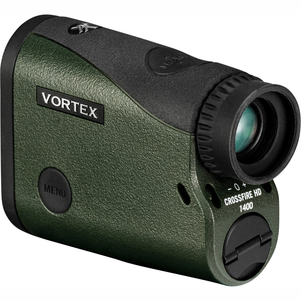 Vortex Crossfire HD 1400 red TOLED display visible in any light.