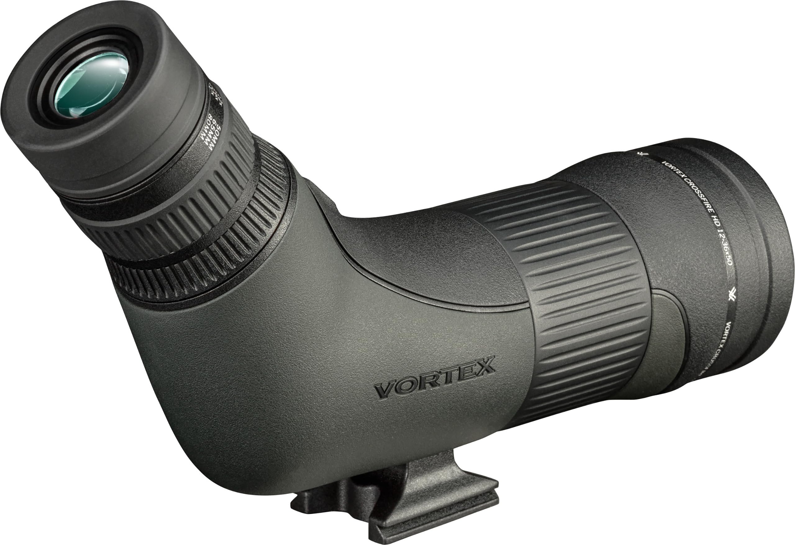 Vortex Crossfire HD spotting scope angled lens coatings deliver bright images