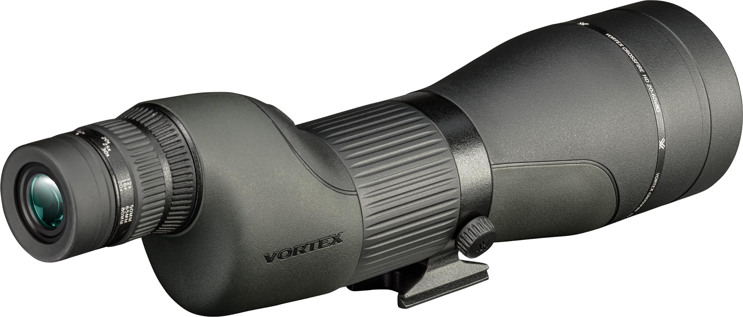 Vortex Crossfire HD adjustable eyecups deliver comfortable viewing with eyewear.