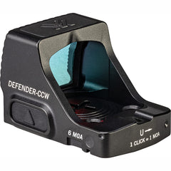 Vortex Defender-CCW front face textured grip aids racking.