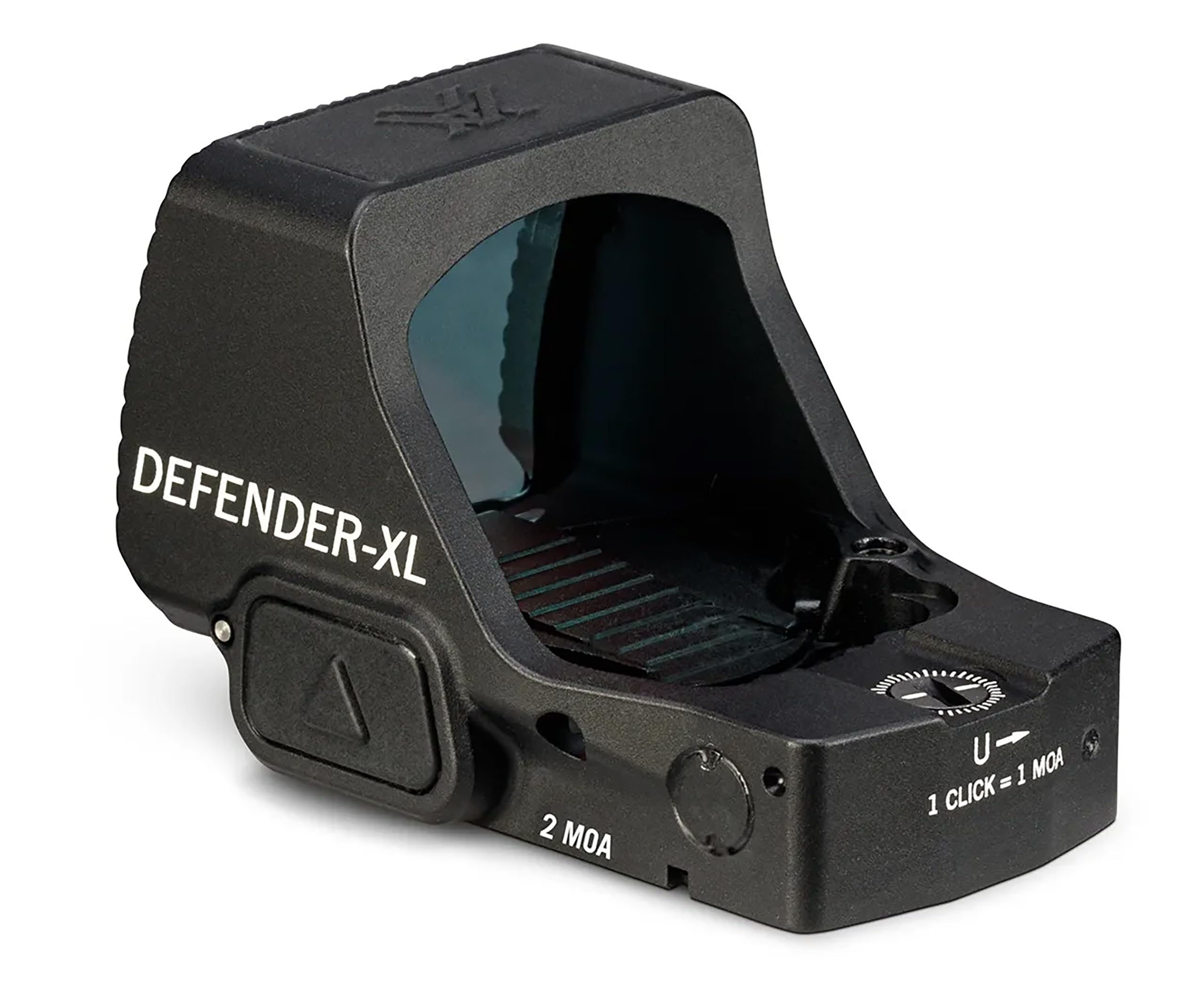 Vortex Defender-XL CR2032 battery access for long-lasting power on duty