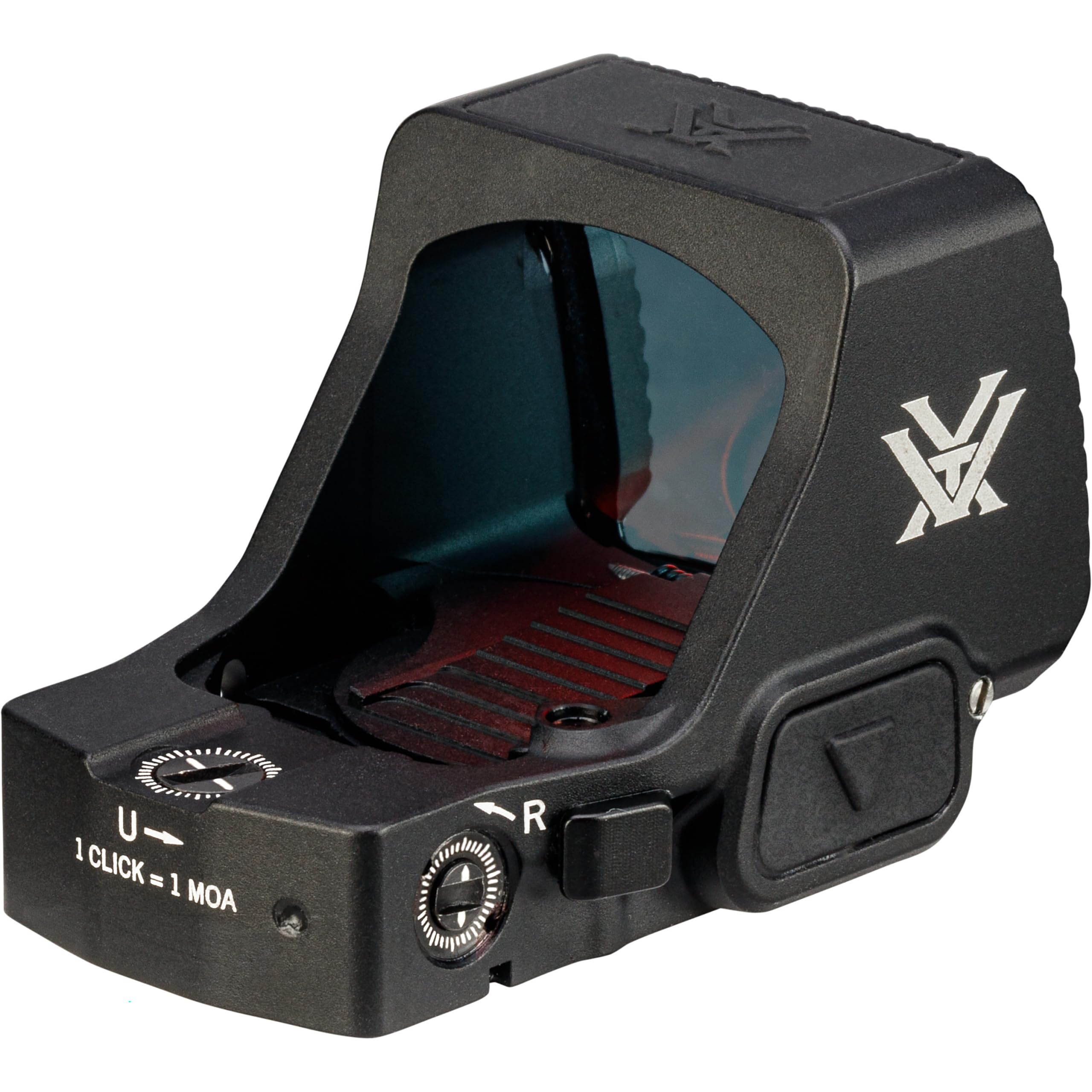 Vortex Defender-XL with 12 brightness settings supports day and night readiness.