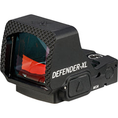 Vortex Defender-XL micro red dot sight, wide window enables fast target acquisition.