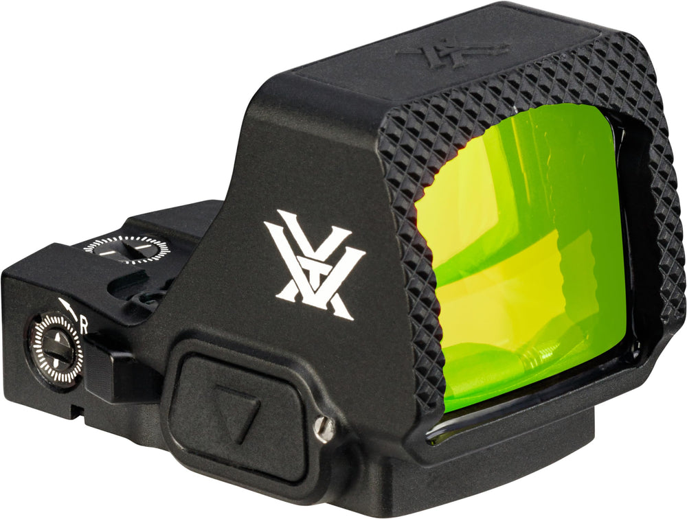 Vortex Defender-XL wide sight window provides expansive field of view during fast engagements