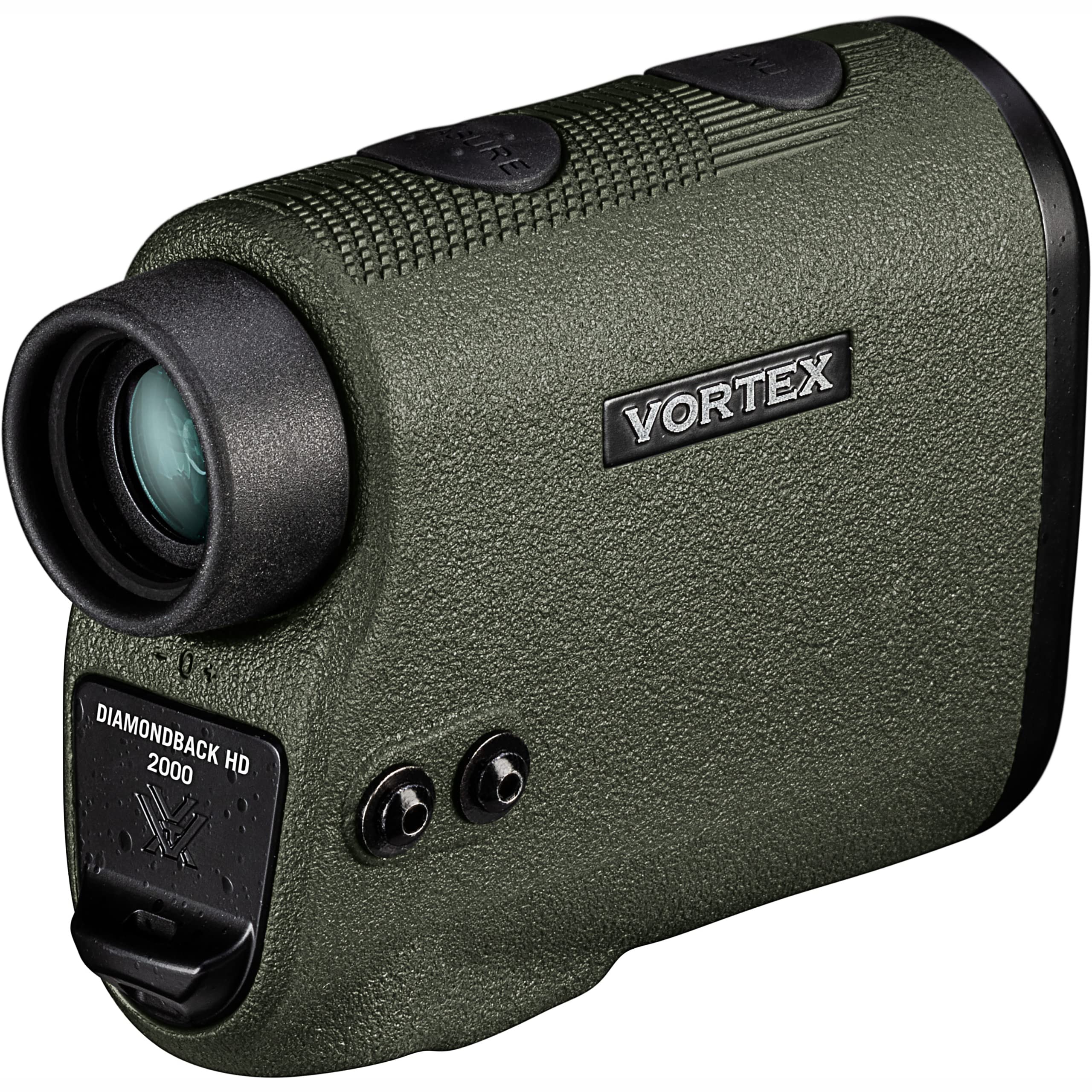 Vortex Diamondback HD 2000 display clearly presents OLED readout in low light