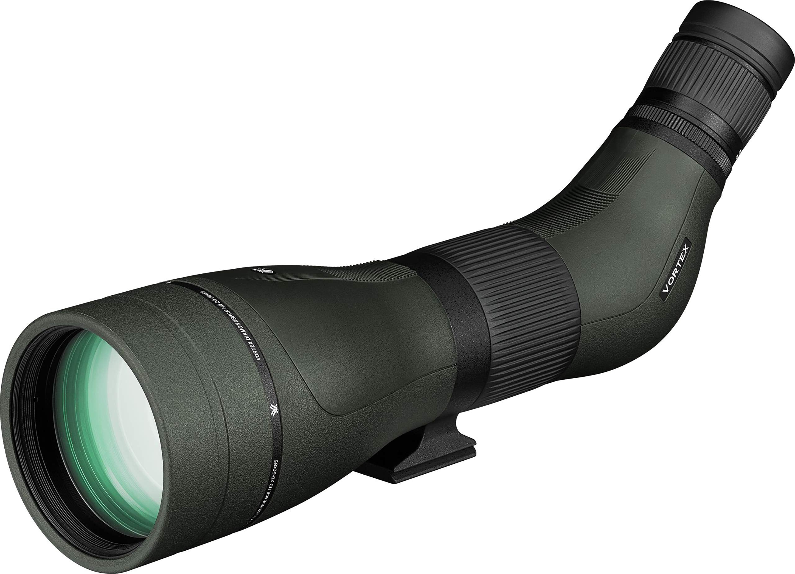 Vortex Diamondback HD eyecups adjustable for comfortable viewing with or without glasses.