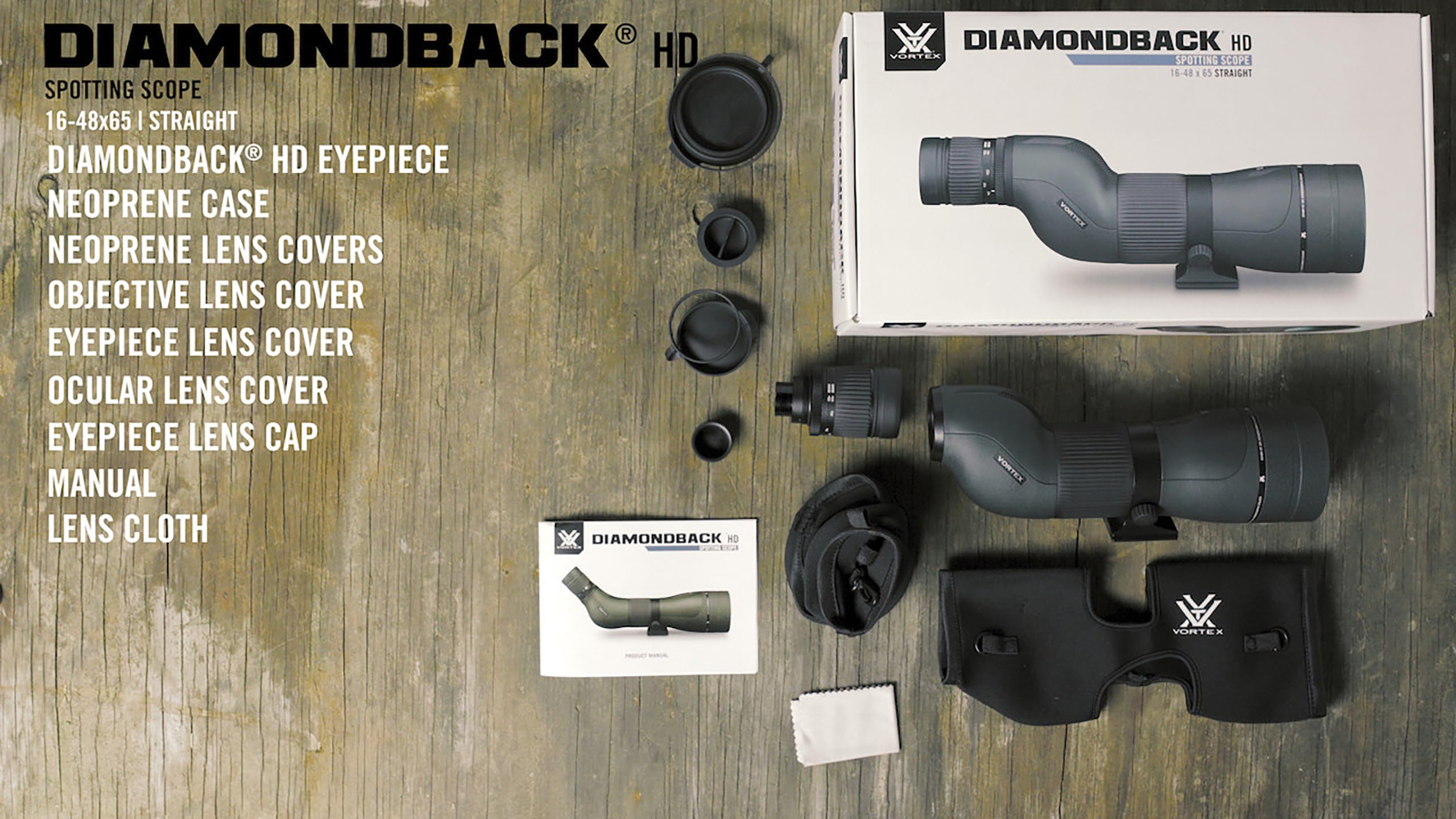 Vortex Diamondback HD waterproof and fogproof for challenging field conditions.