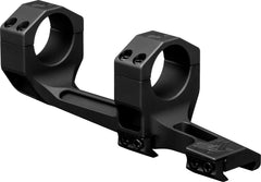 Vortex extended cantilever mount installed on rifle demonstrates forward placement for better eye relief.