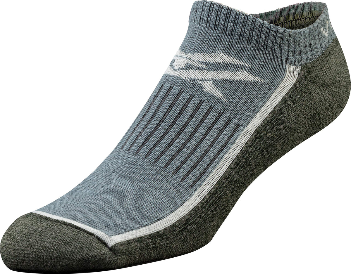 Vortex Men's Main Trail Everyday No-Show Socks in Kalamata offer all-day comfort and versatility.