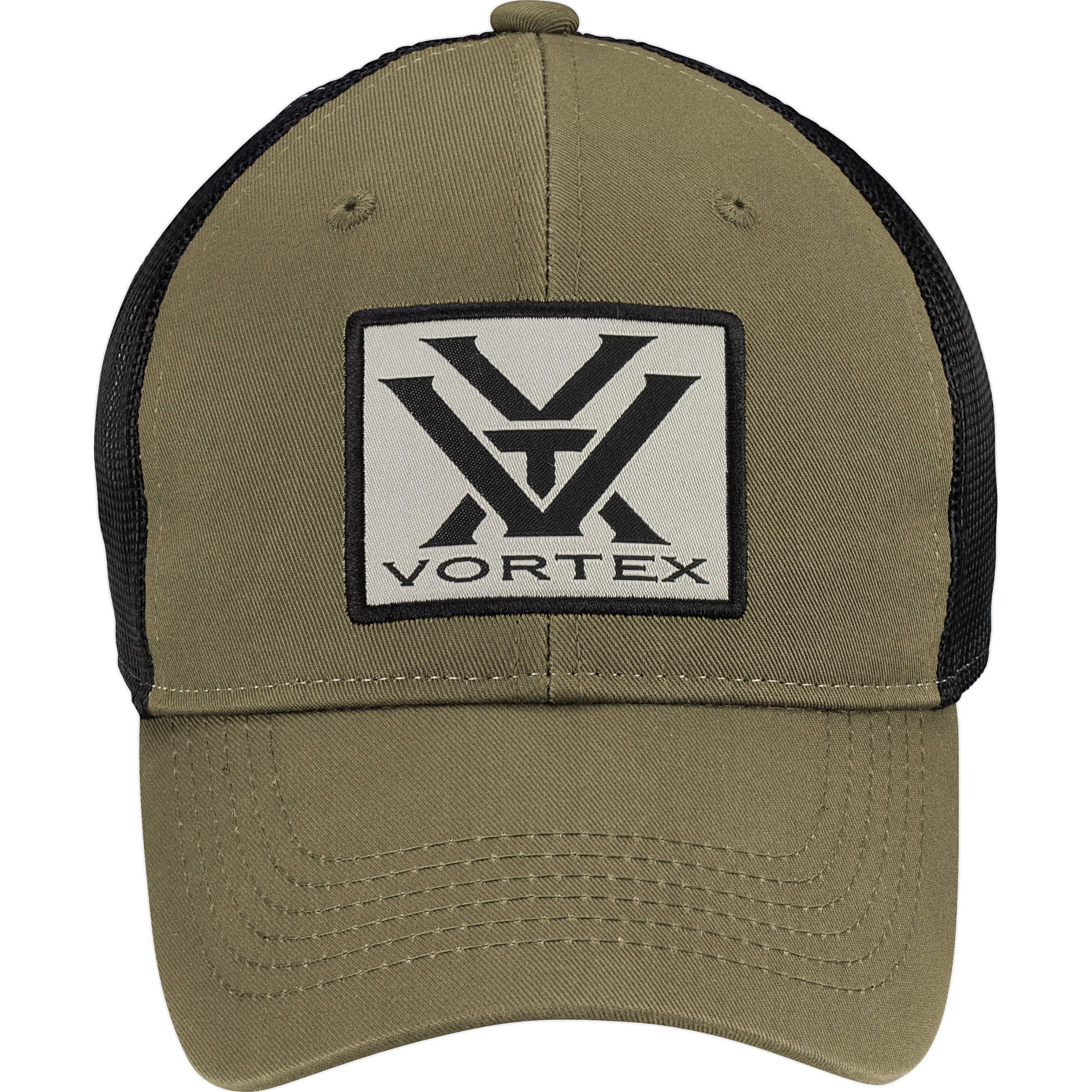 Vortex Optics Patch Logo Hats Olive front view