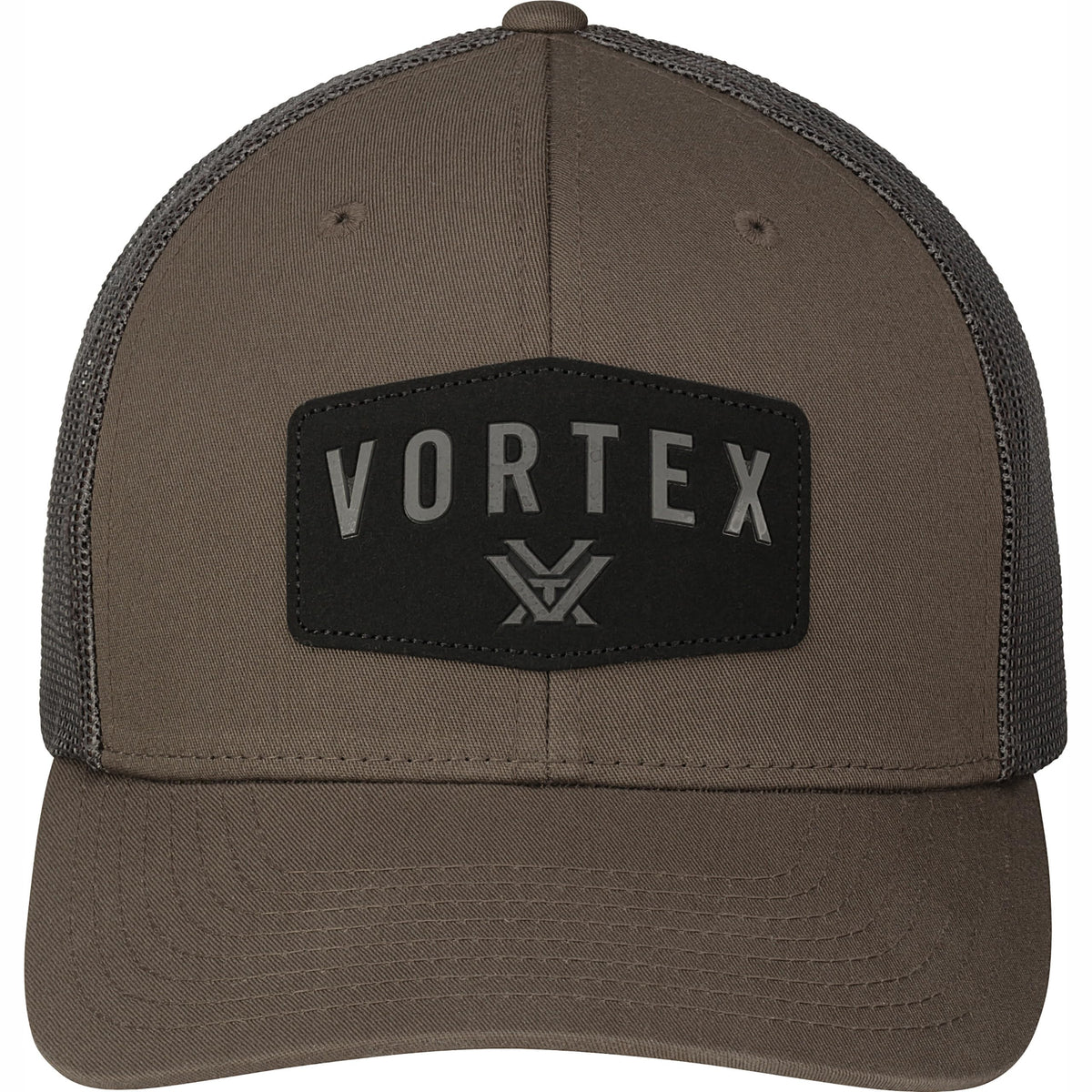 Vortex Optics Red Alert Snap Back Cap Chocolate front view