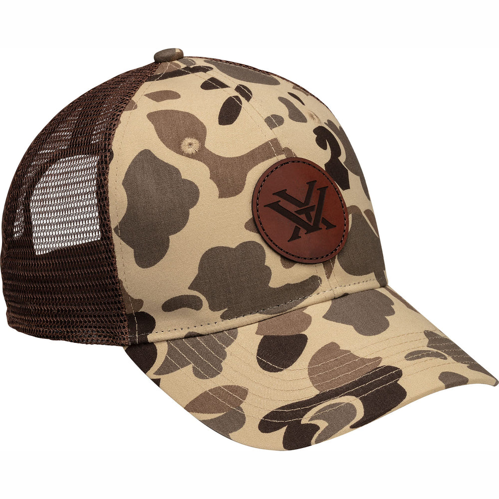 Back view showing breathable mesh and snapback closure