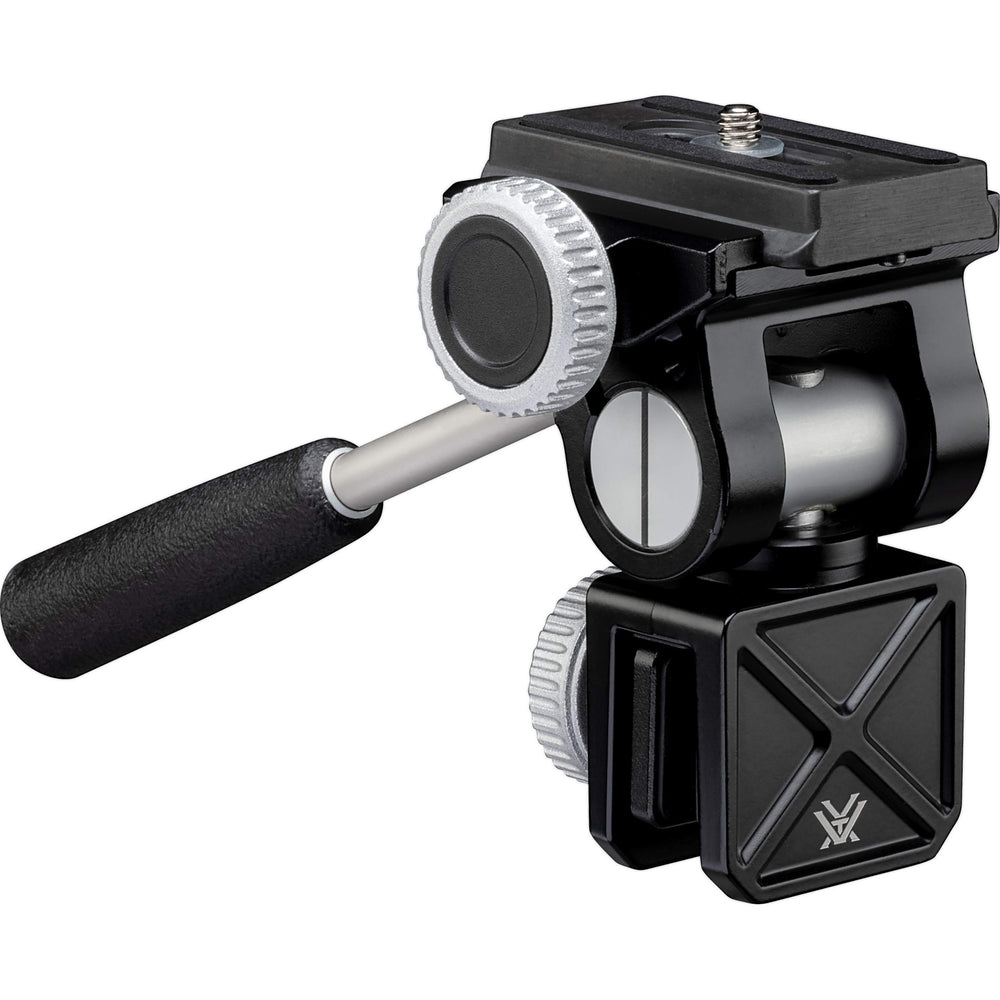 Vortex Pro Car Window Mount on vehicle window enables hands-free viewing of wildlife.