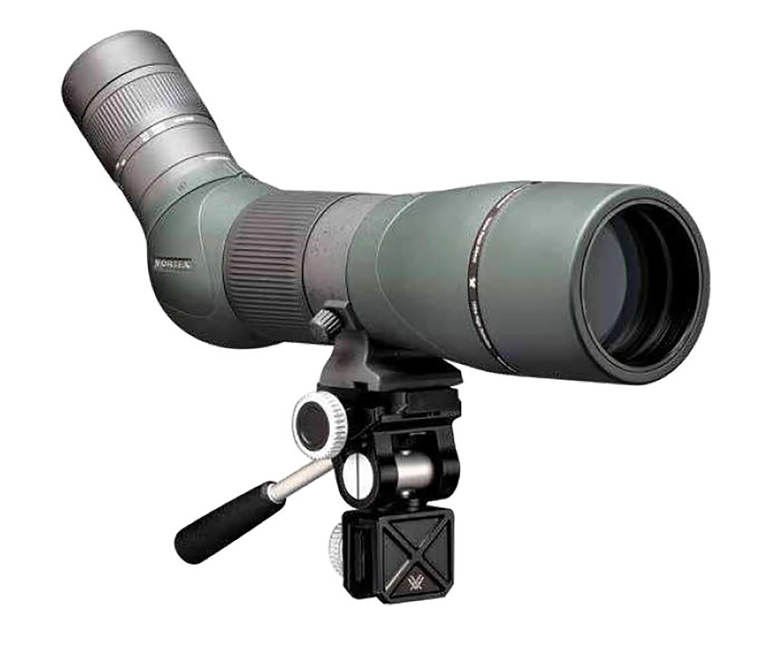 Vortex Pro Car Window Mount with binoculars for quick target viewing from a vehicle.