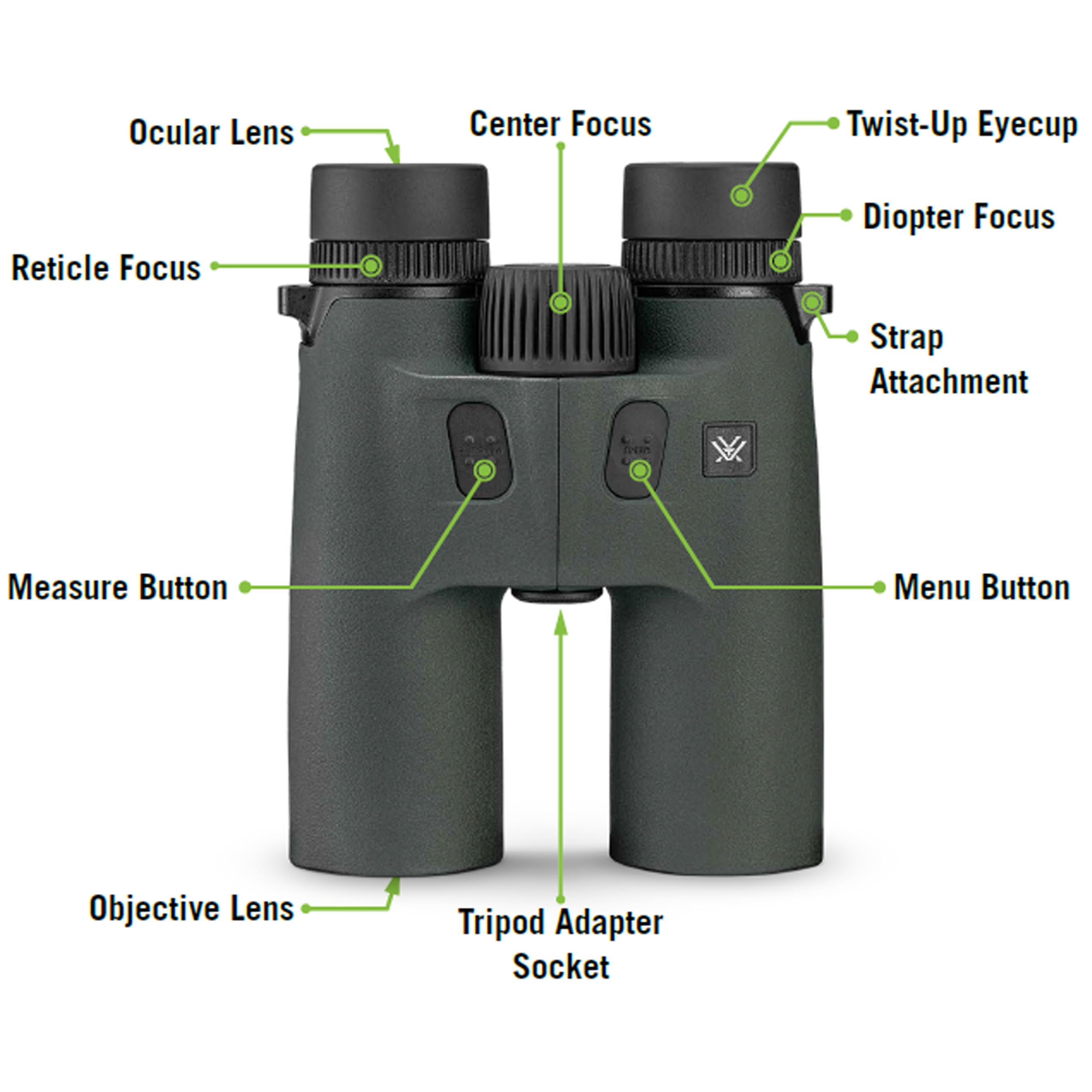Vortex Ranger HD 3000 waterproof and shockproof for rugged field use.