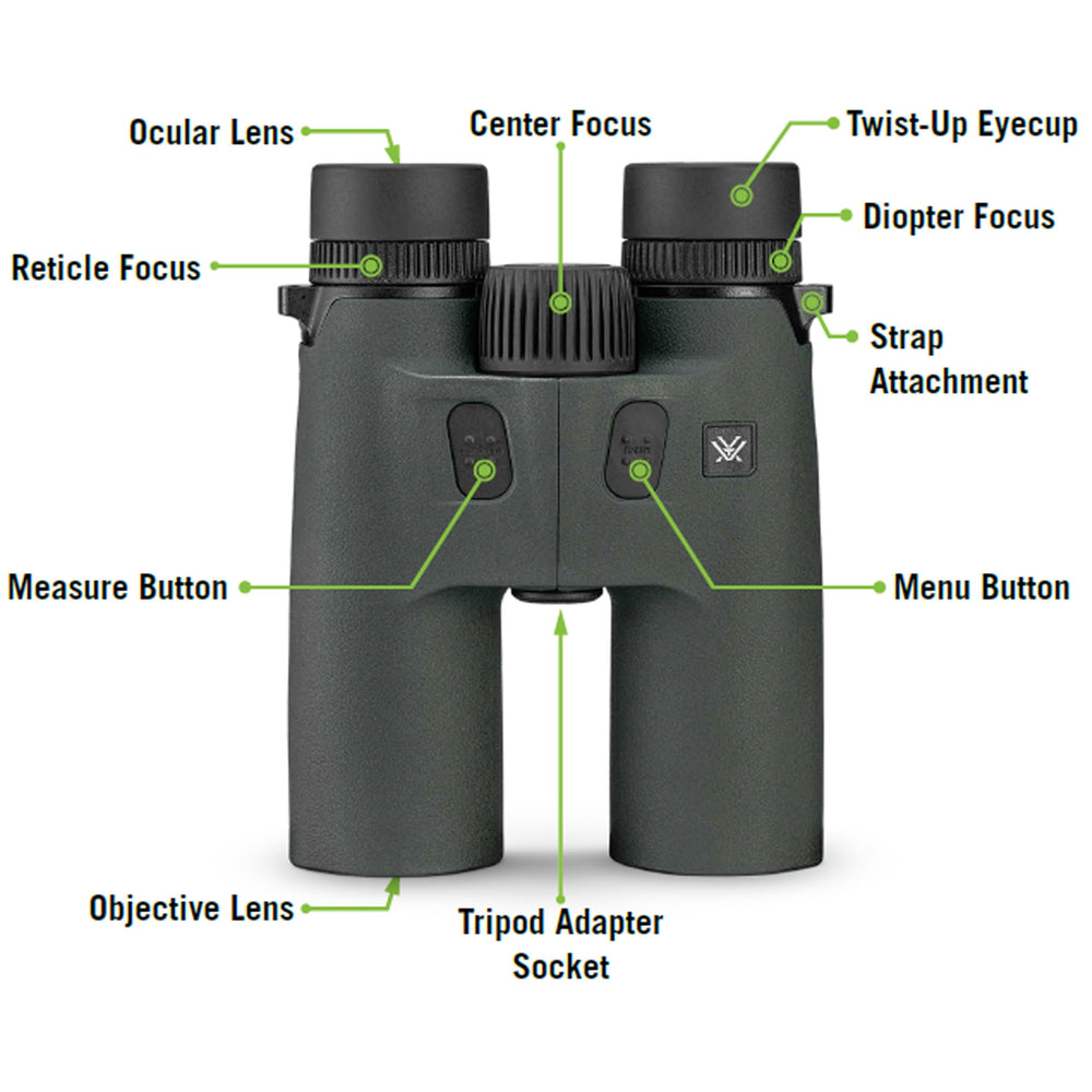 Vortex Ranger HD 3000 waterproof and shockproof for rugged field use.
