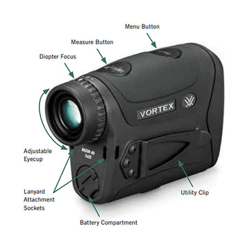Vortex Razor HD 4000 weatherproof shell with ArmorTek protection for durability.