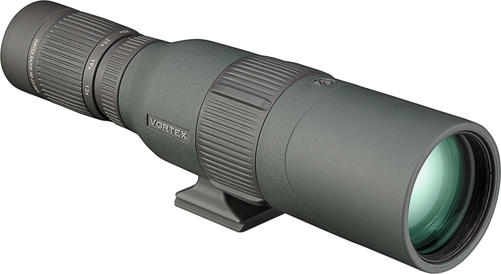 Vortex Razor HD 13-39x56 straight body image highlights compact, portable field-ready spotting scope.