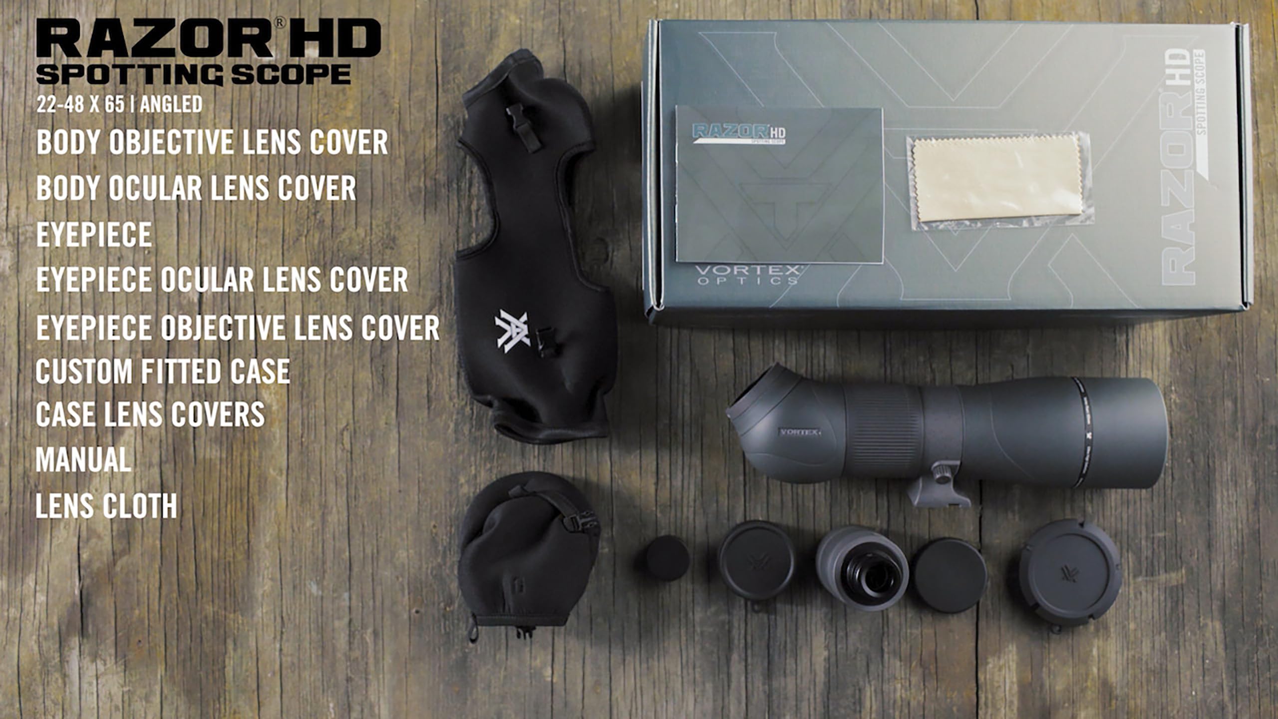 Vortex Razor HD spotting scope VIP lifetime warranty underscores continued support