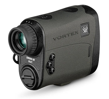 Vortex Sonora HD 1800 rangefinder with ArmorTek coating protects lenses in rugged environments.