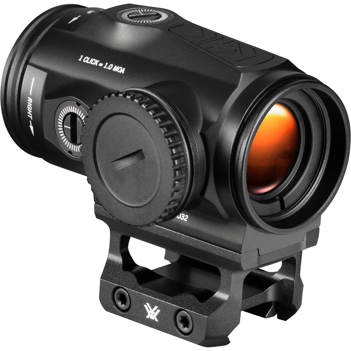 Vortex Spitfire HD Gen II 3x prism scope close-up showing rugged field-ready build