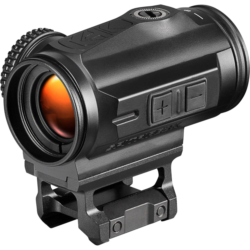 Vortex Spitfire HD Gen II scope mounted with dual-height options for versatile mounting