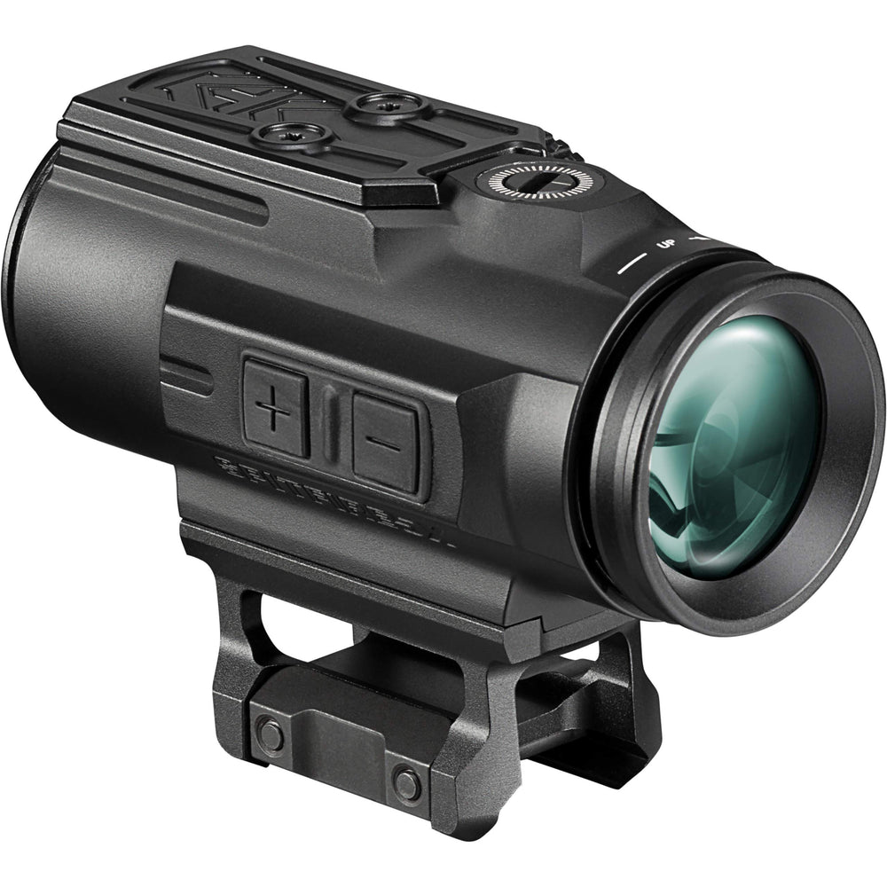 Vortex Spitfire HD Gen II mounted on rifle with low-profile mount option