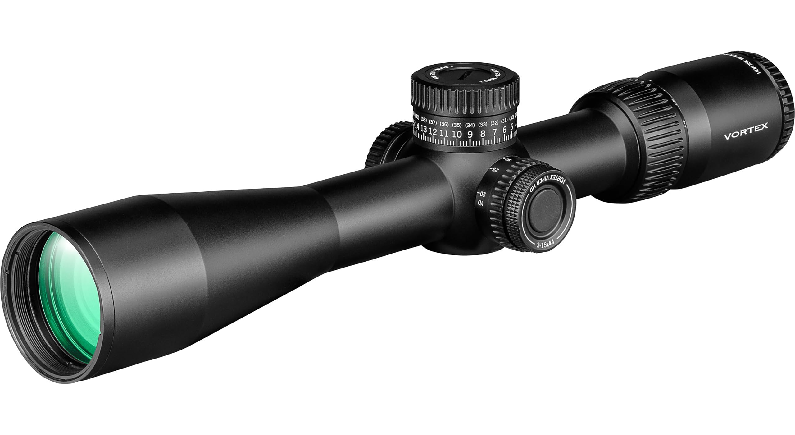 Vortex Viper HD 3-15x44 with illuminated reticle supports low-light targeting confidence.
