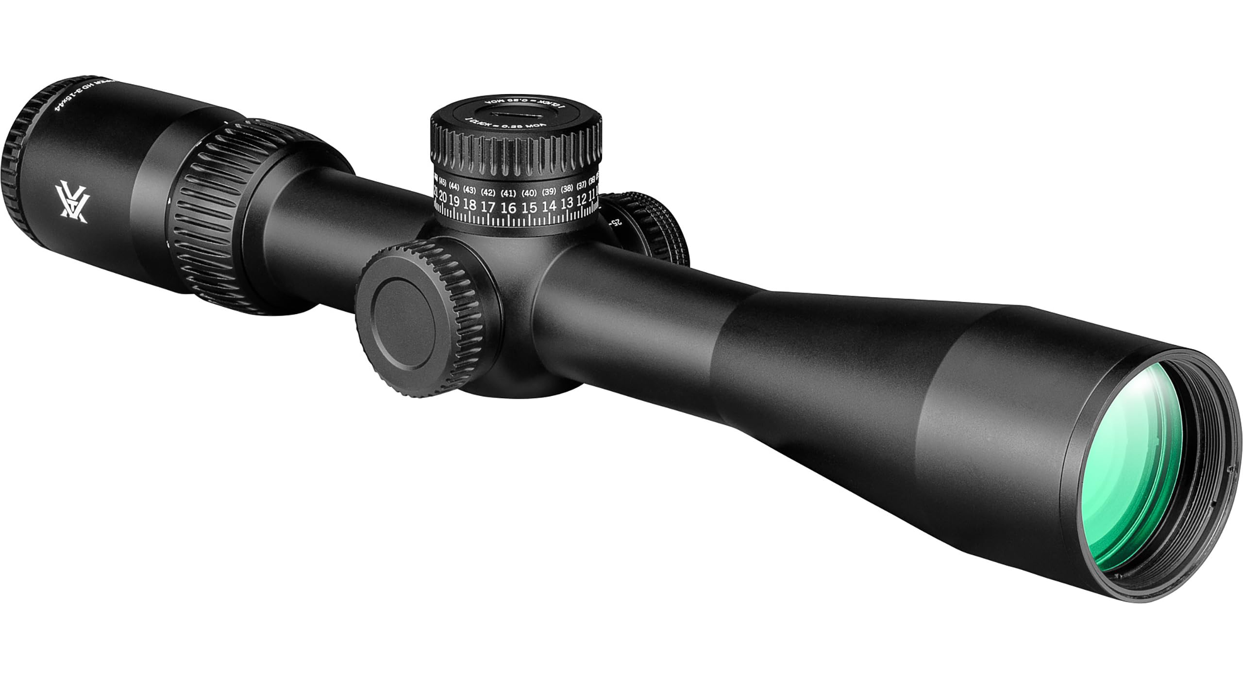 Vortex Viper HD 3-15x44 with side parallax knob enables fast, precise range adjustments in variable distances.