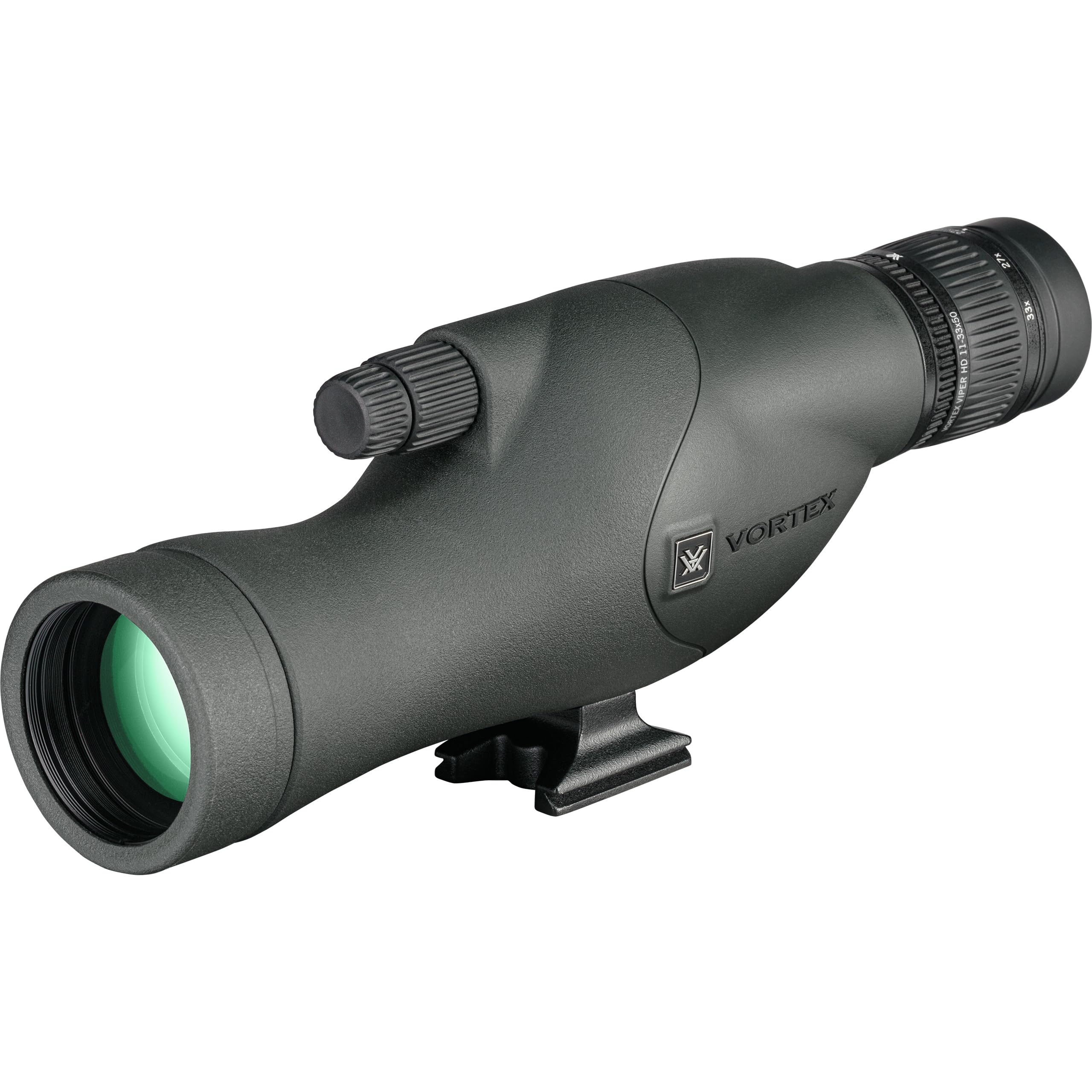 Vortex Viper HD spotting scope angled view highlighting quick ARCA-Swiss setup