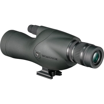 Vortex Viper HD spotting scope dial close-up shows dual focus knobs
