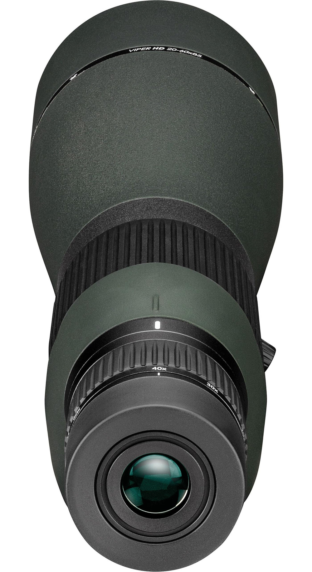 Rugged rubber armor on Vortex Viper HD spotter for durable field handling.